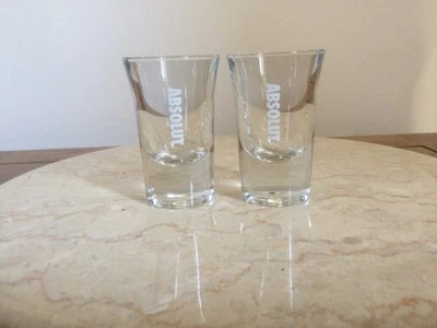 Pair of Vintage Collectable Absolut Vodka Shot Glasses - Image 1 of 4