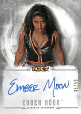 2017 Topps Wwe Undisputed Ember Moon Autograph 36/50