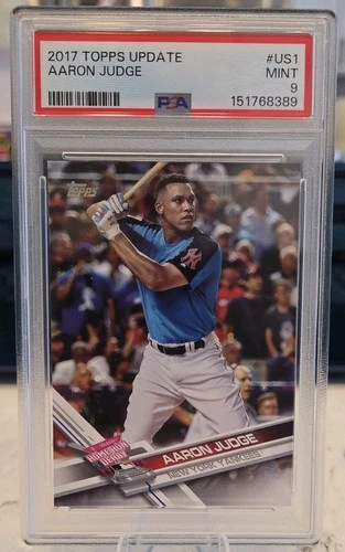 Topps 2017 Aaron Judge Rookie Card Home Run Derby #US1 PSA 9 New York Yankees!
