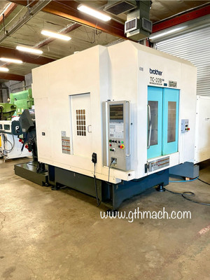 Brother TC-32B CNC Tapping Center With Pallet Changer Chip Mist Blaster 