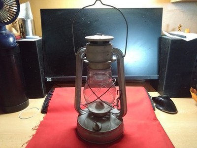 Vintage Soviet USSR Kerosene lamp Bat