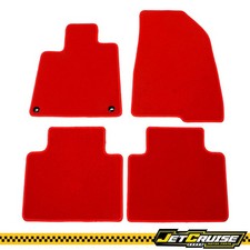 Fits 18-22 Honda Accord Nylon Car Floor Mats Front Rear Red Carpets Liner 4pcs