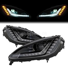 For 05-13 Chevy Corvette C6 Pair Of Led Sequential Projector Headlights C7 Style For 05-13 Chevy Corvette C6 Pair Of Led Sequential Projector Headlights C7 Style