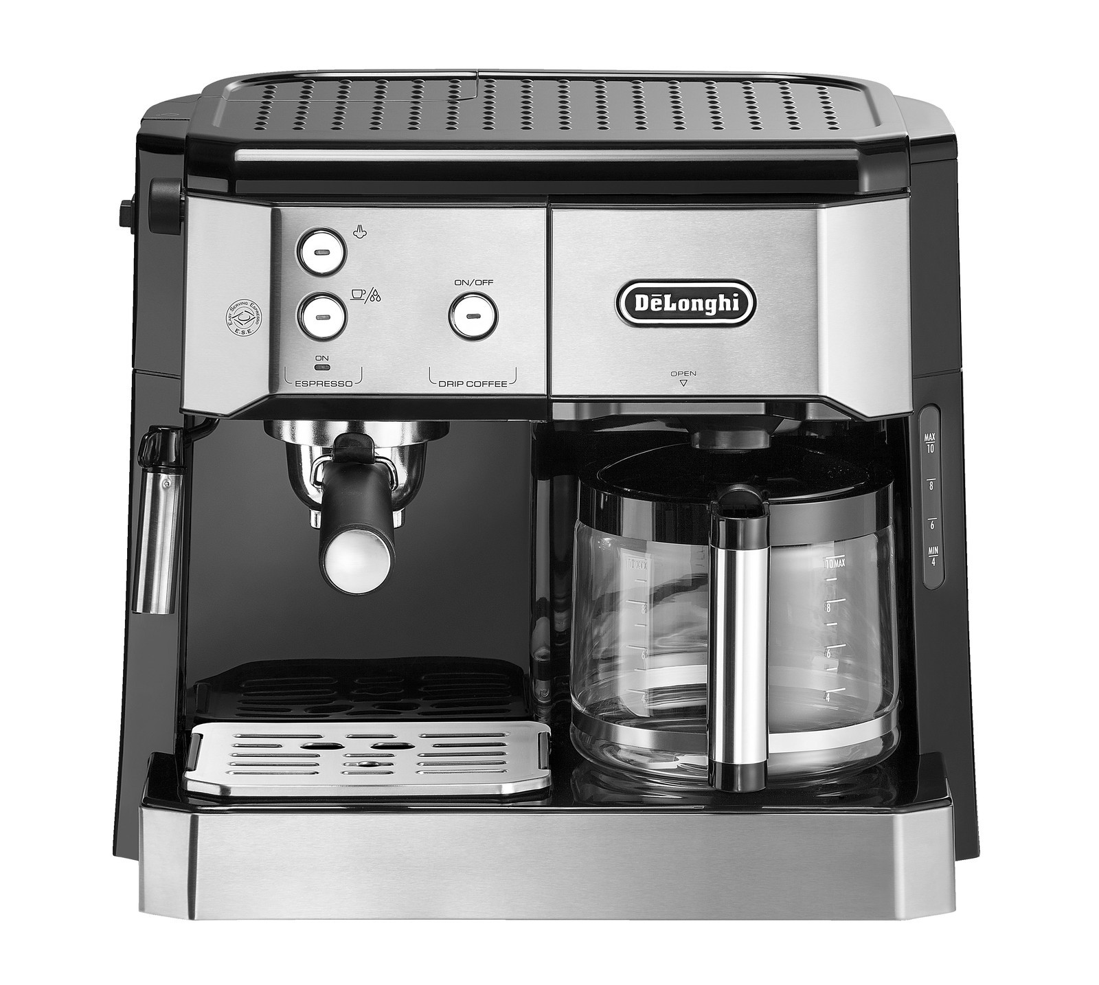 DELONGHI BCO 421.S Kombi Kaffeemaschine Silber/Schwarz