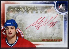 2011-12 In The Game Forever Rivals Autographs Stephane Richer A-SR Auto