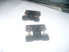 EN HO 1/87 Clip-on Bogies for Intermediate Car Aged Metal Axles