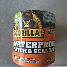 Gorilla 4612502 4 In x 10 Ft Waterproof Patch  Seal Tape Black