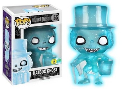 Funko POP! The Haunted Mansion: Hatbox Ghost (GiTD)(2016 SDCC)(Damaged Box) #165