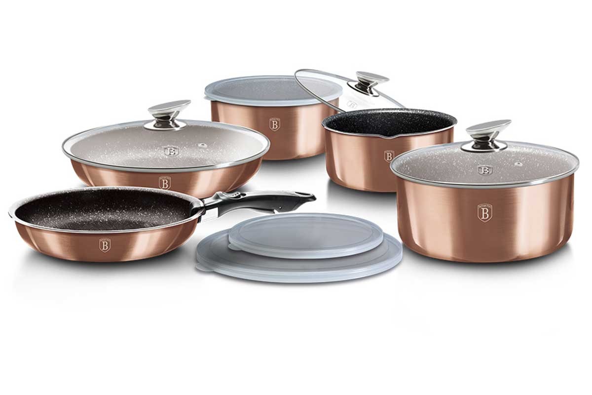 5999056790506 Zestaw garnków granitowych Кухонный гарнитур Berlinger Haus BH-1591 B