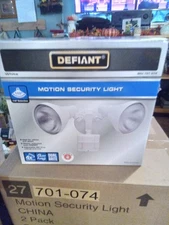 Defiant Wired 110 Degree Detection Outdoor White Motion Activated Security Light