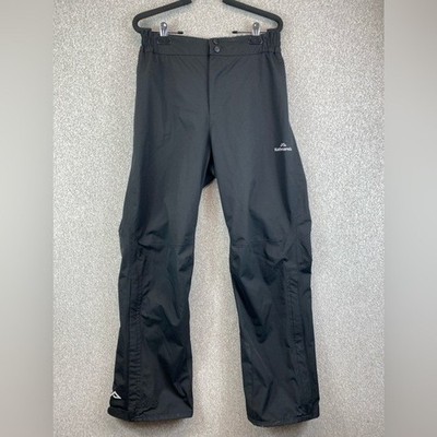 Kathmandu waterproof snow pants S unlined ripstop fabric ski snowboard black