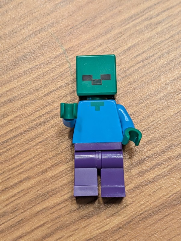 Lego Minifigure Minecraft Zombie Min010