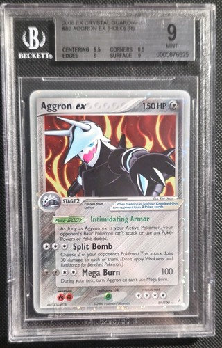 Aggron ex graded BGS 9 for sale on eBay