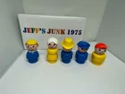 Fisher Price Little People 1970s 1980s Vintage lot of 5 plastic figures toys #A