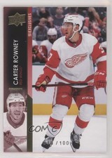 2021-22 Upper Deck Extended Series Exclusives 18/100 Carter Rowney #562 b8c