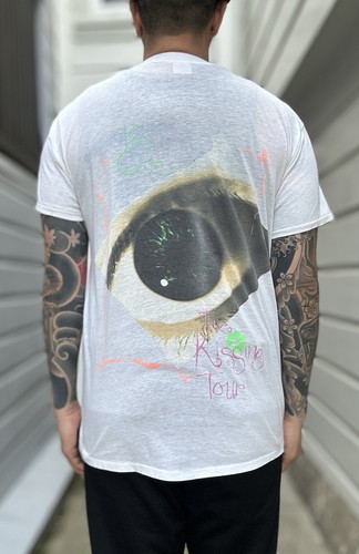Vintage RARE The Cure Kissing Tour 1987 USA Made Tee Shirt Robert Smith XL - Picture 2 of 17