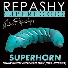Repashy Superhorn Hornworm Gutload Diet Bearded Dragon Iguana Reptile Lizard ...