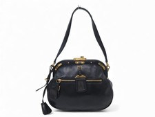 SAC A MAIN PRADA BR1924 SEMITRACOLLA EN CUIR NAPPA NOIR BLACK LEATHER BAG 2700€
