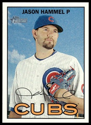 2016 Topps Heritage #52 Jason Hammel Chicago Cubs NM+