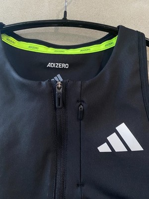 adidas Adizero Crop Tank Women's Running Top Sportswear Black