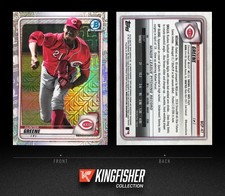 Hunter Greene 2020 Bowman Chrome Prospect Mojo Refractor #BCP-47 Cincinnati Reds