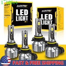 Auxito Combo 90059006 Led Headlight Bulbs High Low Beam White 80000lm 1-10set