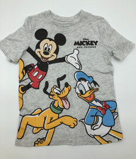 Disney Jumping Beans Mickey and Friends Boys Light Gray T-Shirt Size 7