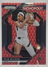 A'Ja Wilson 2024 Panini Prizm Monopoly WNBA Red Question Mark Icon /25 Aces