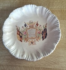 Antique 1897 Plate Queen Victoria 60 Year Reign Commemorative Diamond Jubilee 9"