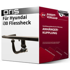 Für Hyundai I30 Typ PD / PDE / PDEN (Oris) Anhängerkupplung vertikal abnehmbar