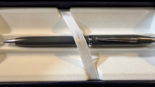 CROSS Vintage Century II Gray / chrome Ballpoint Pen New USA Made - Rare One 