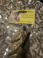 Laurel Leaf Headband Adult One Size Gold Roman Greek Costume Party Toga Theme