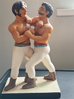 Bare Knuckle Boxing Figurine.