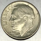 1960-D Roosevelt Dime - Circulated Condition - 90% Silver - US Coin - 2195