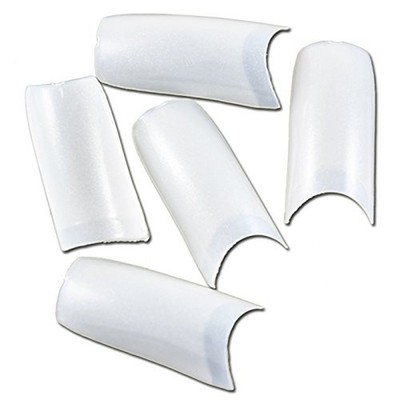 500pcs Pearl White Acrylic Style Artificial Half French False Fake Nail Tips