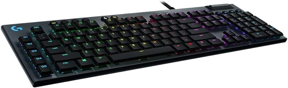 Teclado mecánico para juegos Logitech G815 LIGHTSYNC RGB con bajo perfil GL