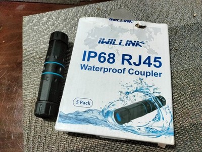 iwillink Waterproof RJ45 Coupler Shielded  Ethernet Coupler IP68 6 pack