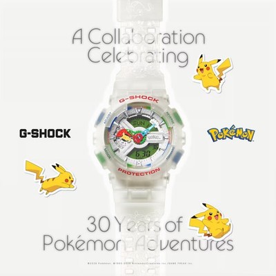 CASIO G-SHOCK GA-110PKM-7AJR ポケモン　コラボ CASIO G-SHOCK GA-110PKM-7AJR Pokémon 30th Anniversary