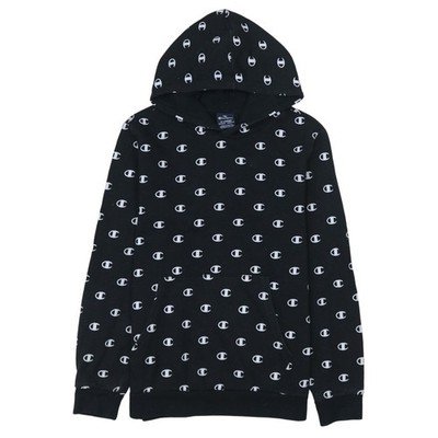 Schwarzer Pullover Hoodie Jungen UK-Größe 13-14 Jahre Champion