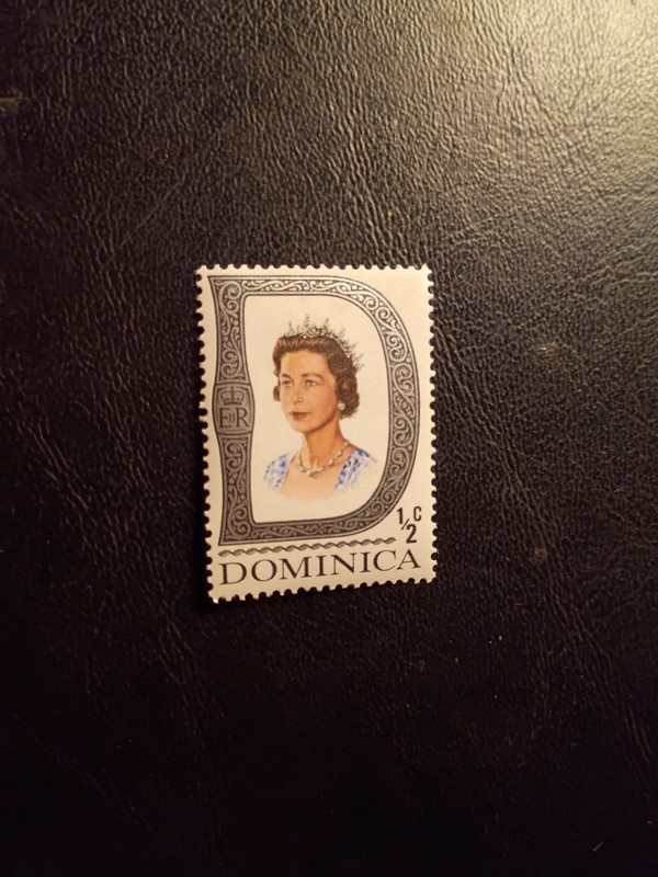 QUEEN ELIZABETH STAMP FROM DOMINICA