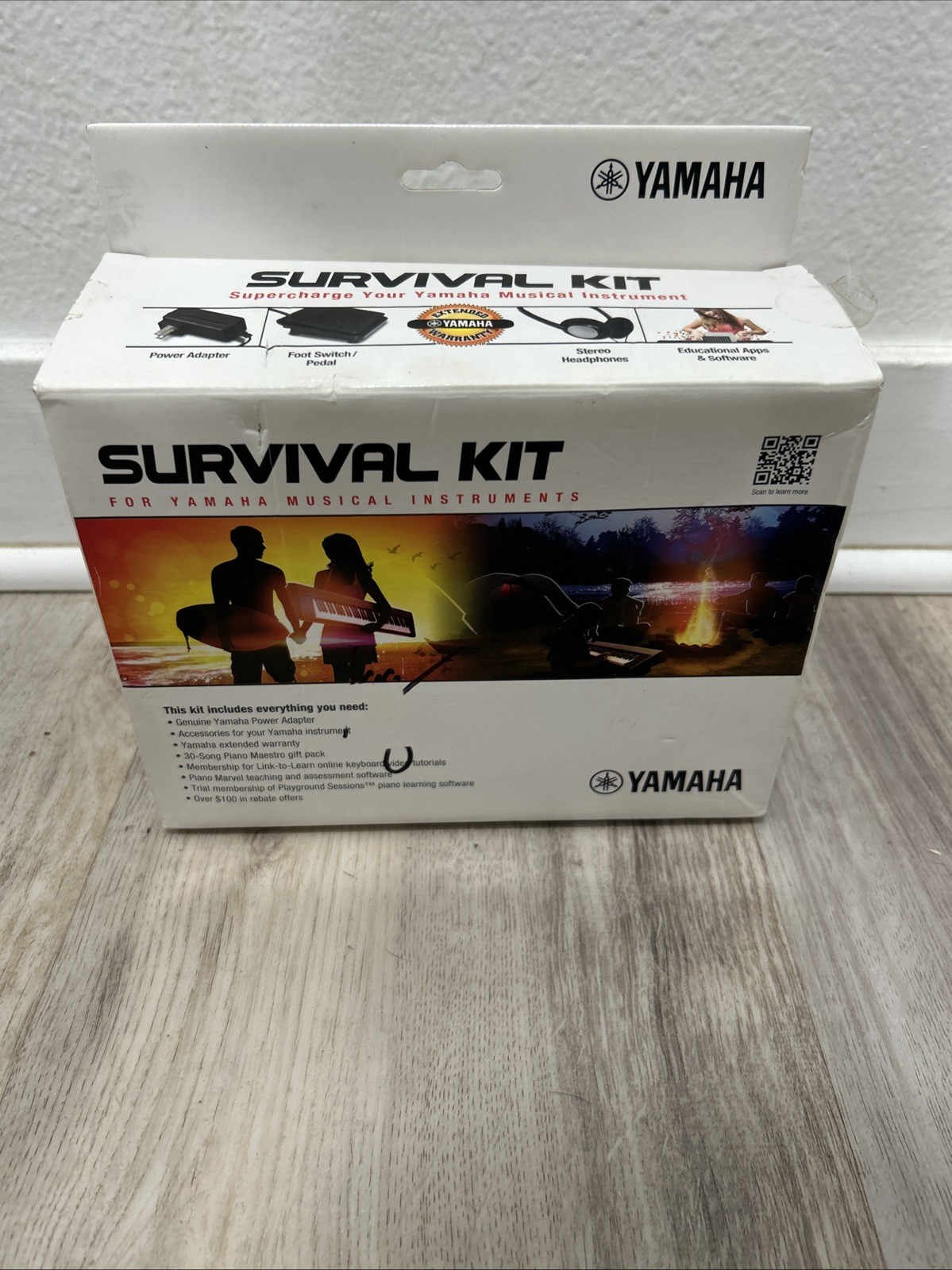 Yamaha SK-B2 Survival Kit Power Adapter Foot Switch Pedal Stereo Headphones