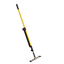 Rubbermaid HYGEN Pulse Microfiber Flat Mop Kit Yellow 1835528  2 18" Pads