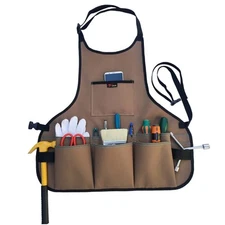 Waterproof Garden Tool Apron with Tool Pockets fit for Gardening Workers mech...