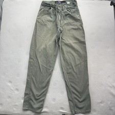 Levi's SilverTab Baggy Jeans Mens 32x33 Green 90s Vintage Made in USA Wide Leg