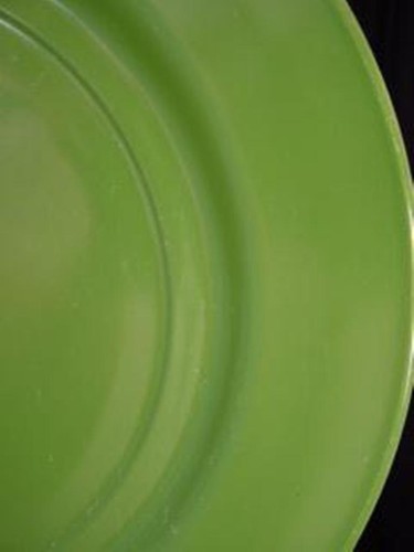 Depression Glass Hazel Atlas Ovide New Century Green Plate - Picture 2 of 2