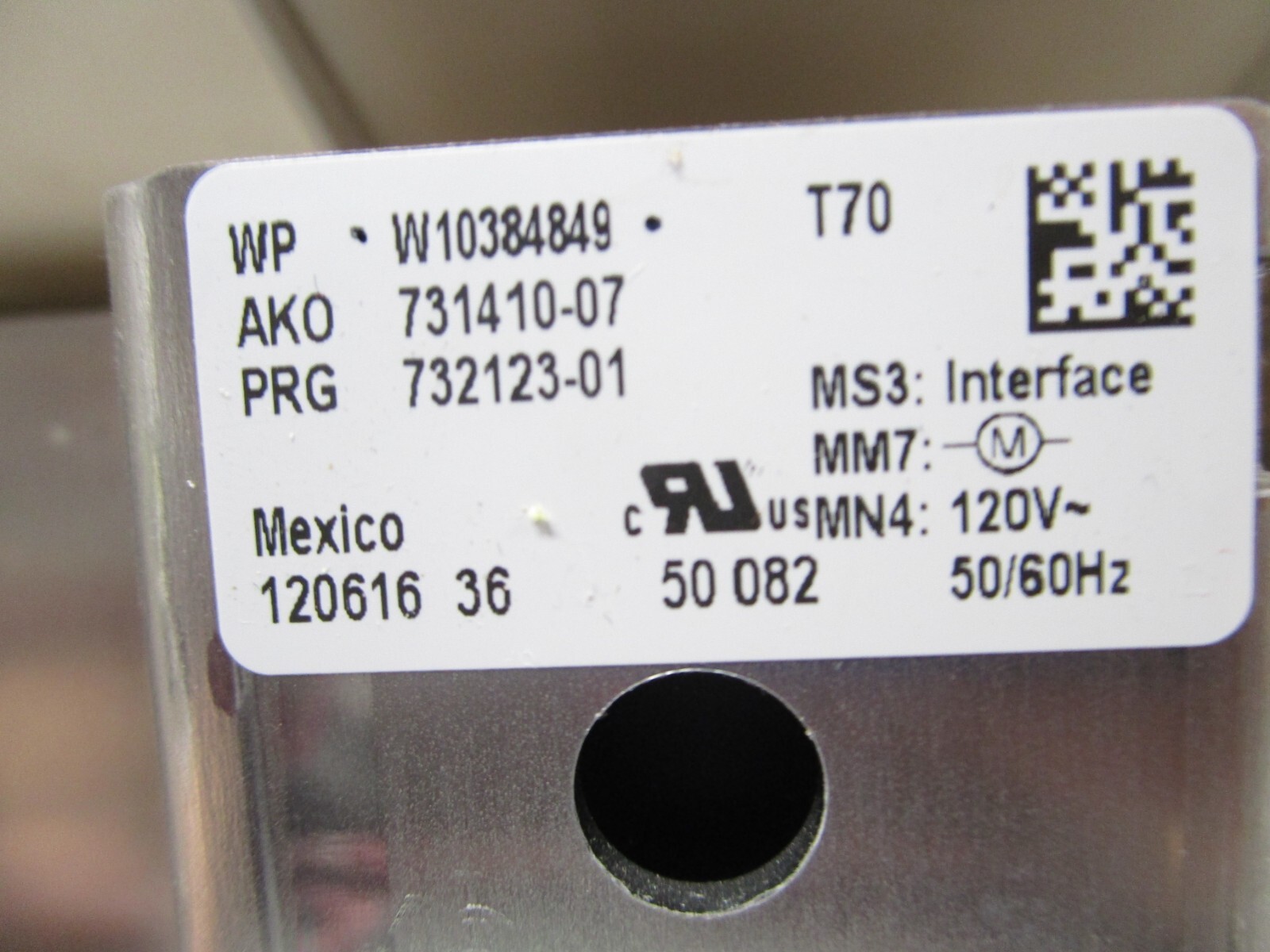 Maytag Commercial Card-Op Motor Control Board / MCU W10384849  