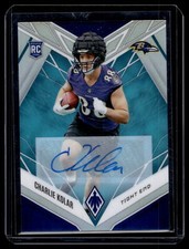 Charlie Kolar 2022 Phoenix Blue Auto Card /25 #158