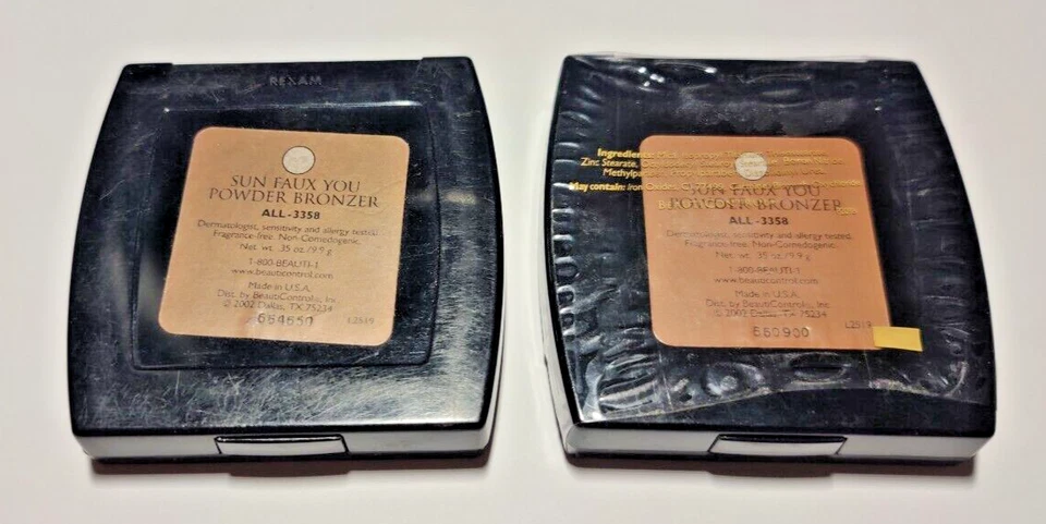 2 New Beauticontrol Sun Faux You Powder Bronzer 1 Sealed & 1 Unsealed - ALL-3358 - Image 3 of 3