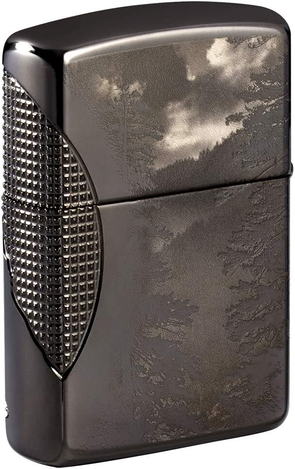 ZIPPO® LIGHTER ZIPPO Zippo Wolf Design Armor Black Ice 49353 | eBay