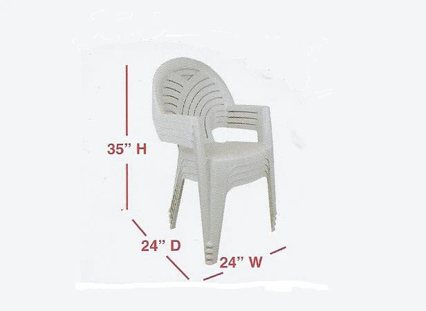 Cubierta de silla de resina de 4 pilas de vinilo - protección verde para patio exterior Foto 3 de 4